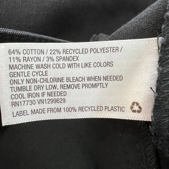 Knox Rose High-Rise Anywhere Flare Jeans Black Denim Pants Patch Pockets Size 20 - Picture 7 of 10